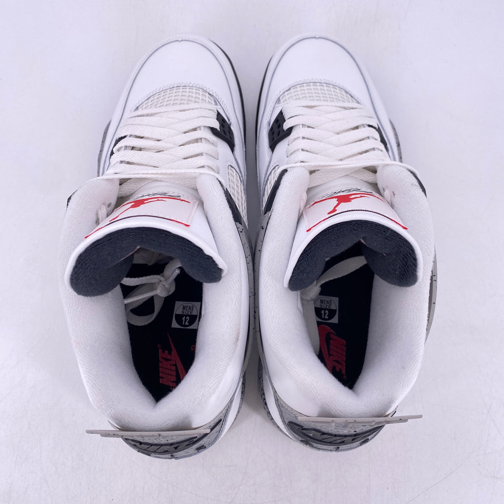 Air Jordan 4 Retro "White Cement" 2025 New Size 12