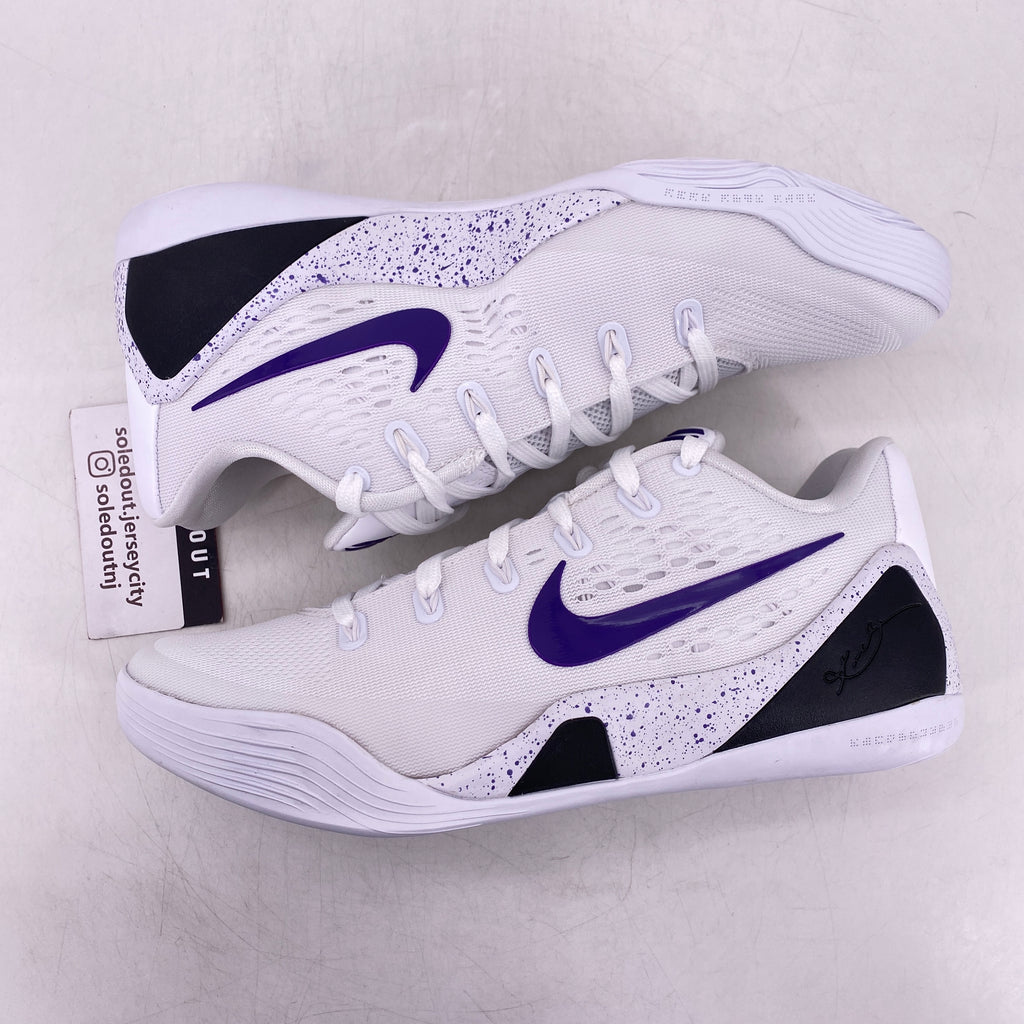 Nike Kobe 9 Elite Low Protro "White Court Purple" 2025 New Size 8.5