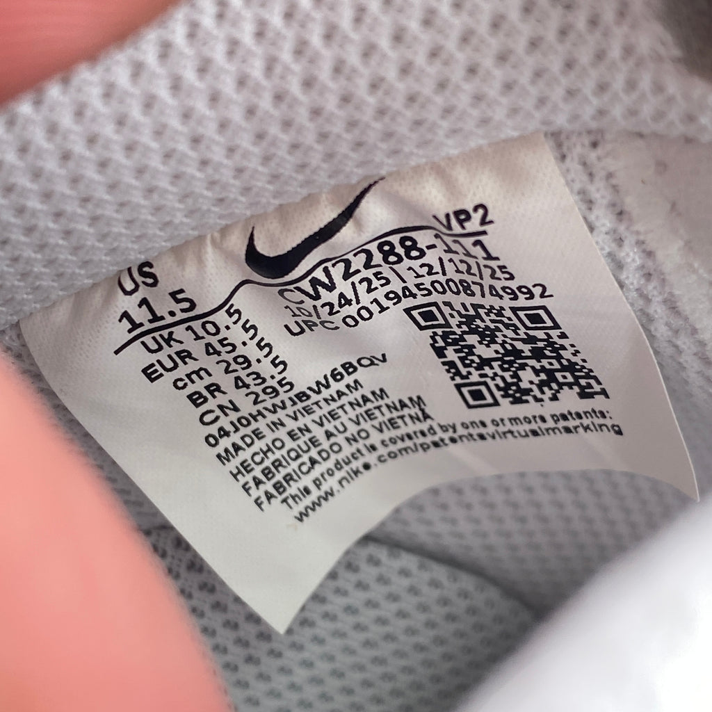 Nike Air Force 1 '07 "White" 2025 New Size 11.5