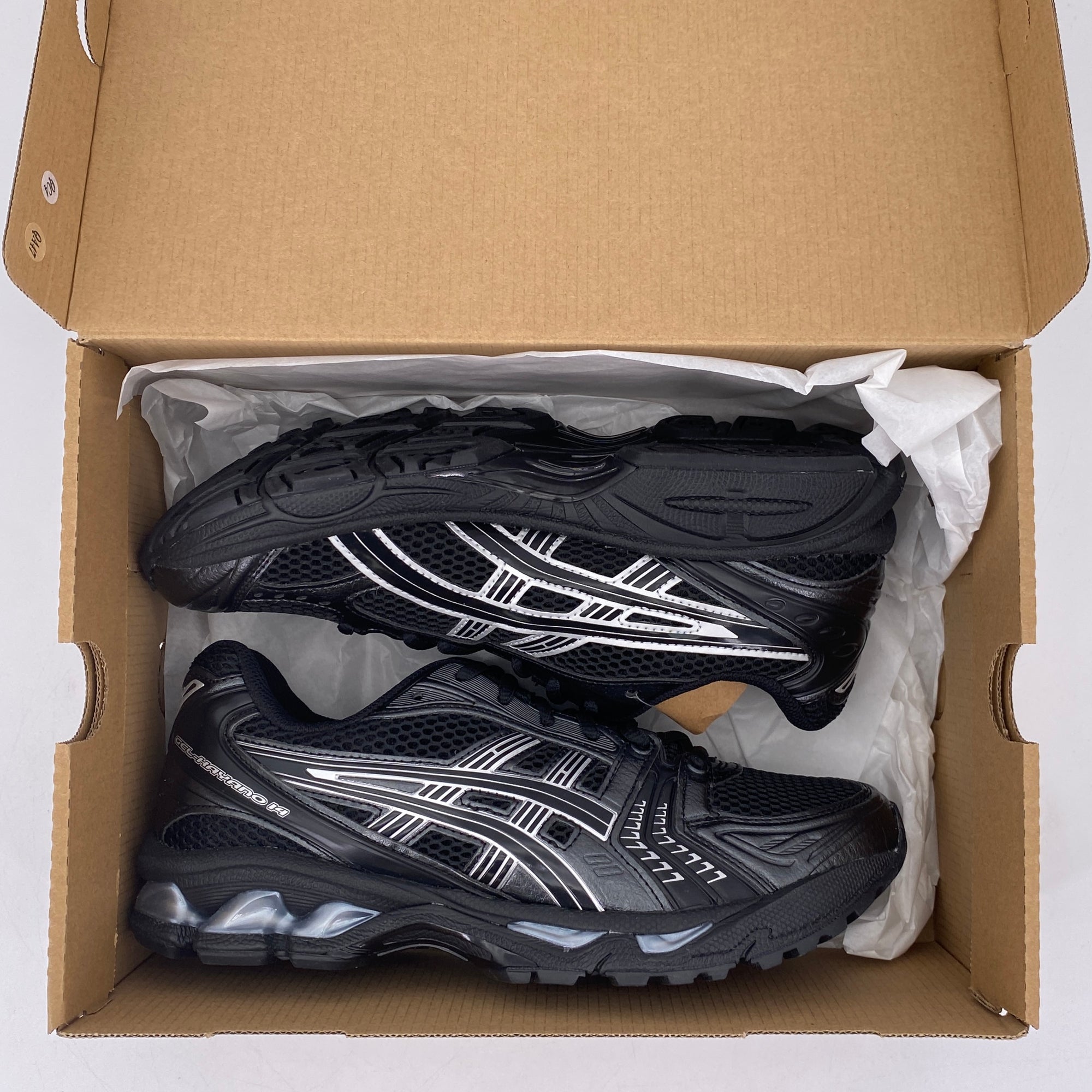 Asics Gel-Kayano 14 &quot;Black Pure Silver&quot; 2024 New Size 7.5