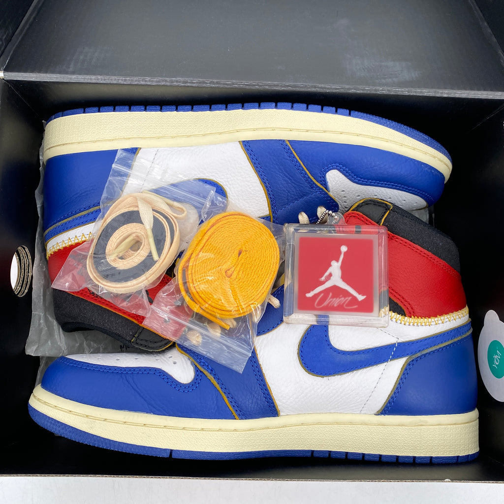 Air Jordan 1 Retro "Union Storm Blue" 2018 Used Size 9