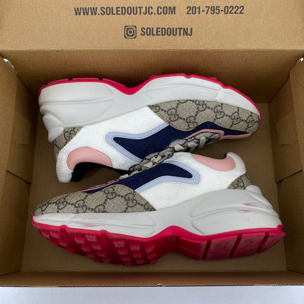 Gucci (W) Rython "Beige Pink Monogram"  Used Size 37.5
