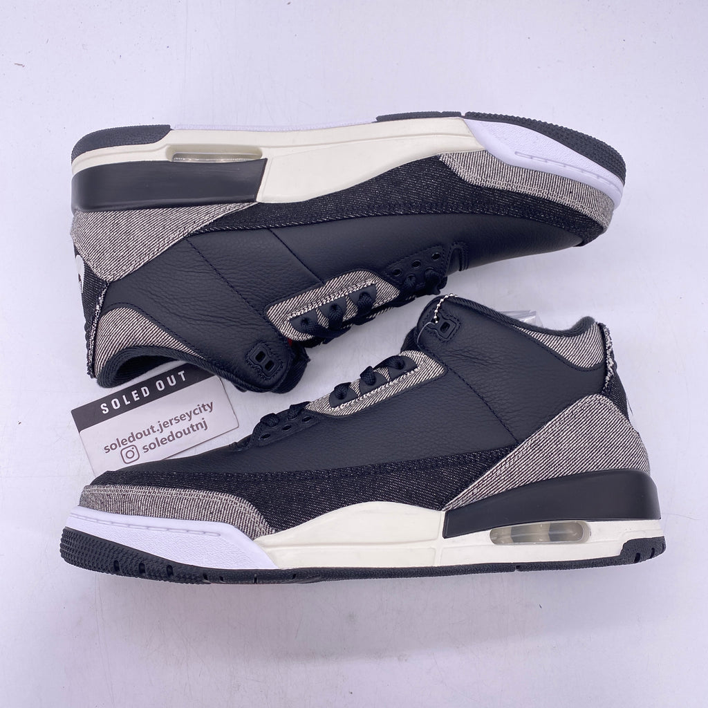 Air Jordan 3 Retro "Levis Black Denim" 2026 New Size 12