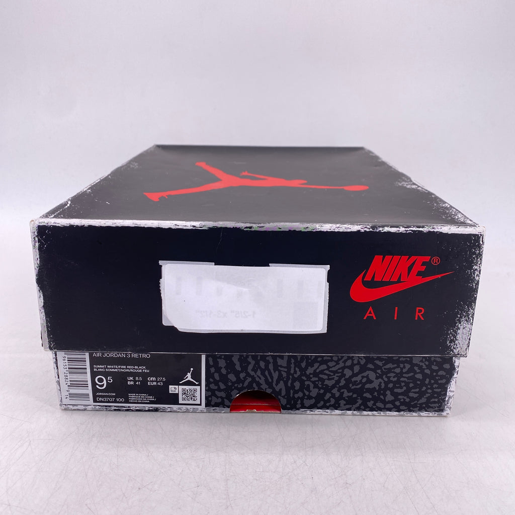 Air Jordan 3 Retro "White Cement Reimagined" 2023 Used Size 9.5