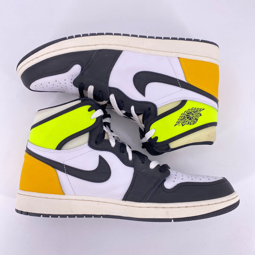 Air Jordan 1 Retro High OG "Black Volt" 2021 Used Size 12.5