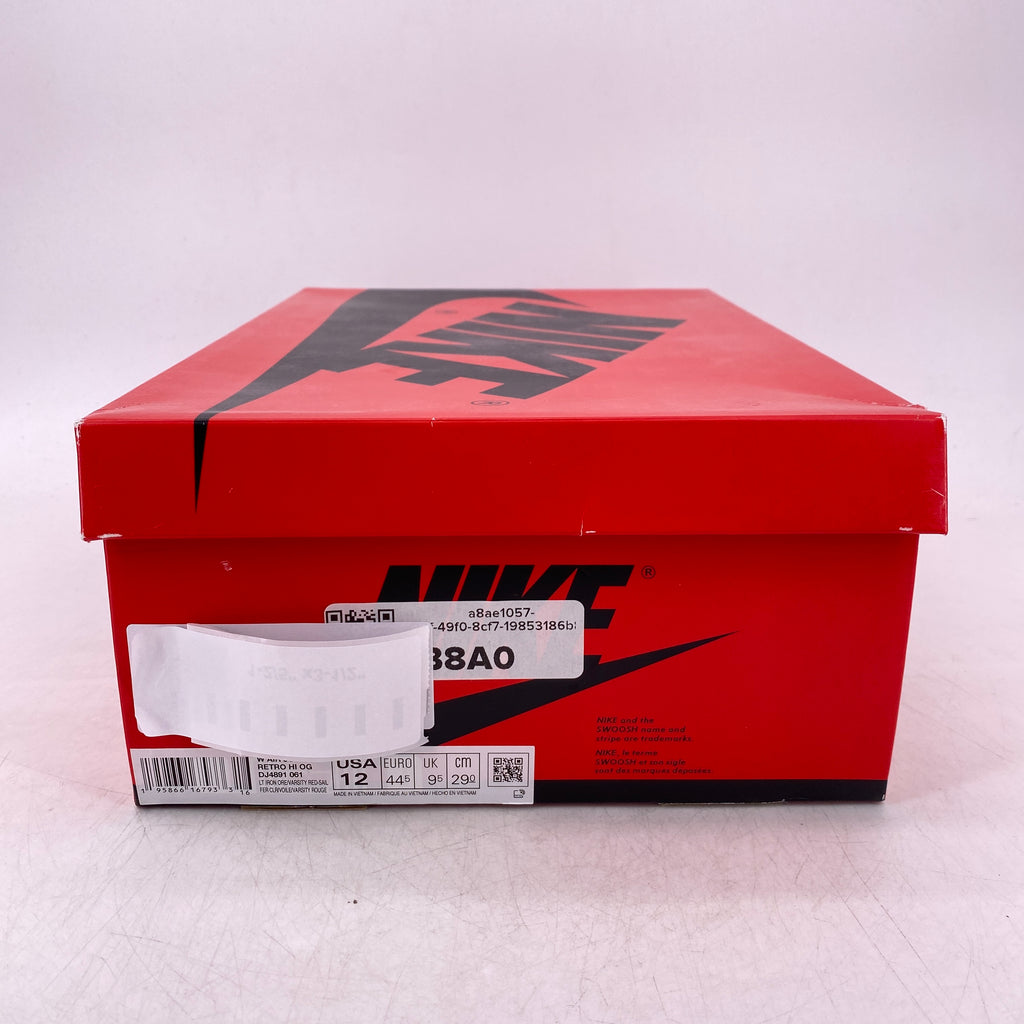 Air Jordan (W) 1 Retro High OG "Varsity Red" 2022 New Size 12W