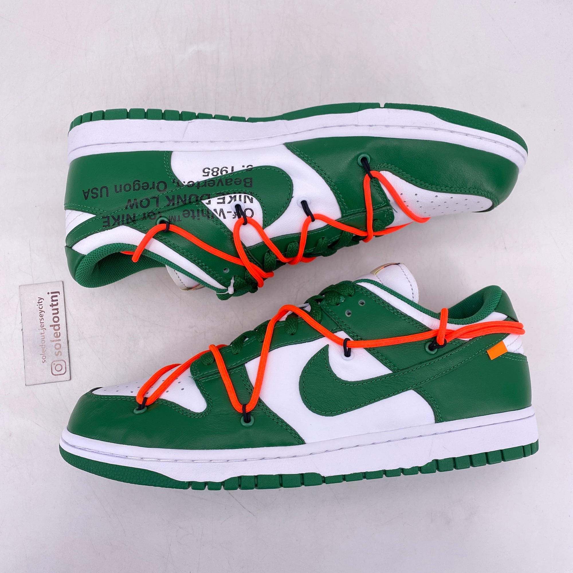 Nike Dunk Low LTHR &quot;Ow Pine Green&quot; 2019 New Size 11.5