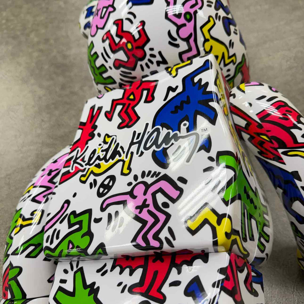 Bearbrick Figure "KEITH HARING #9" Used Multi-Color Size 1000%