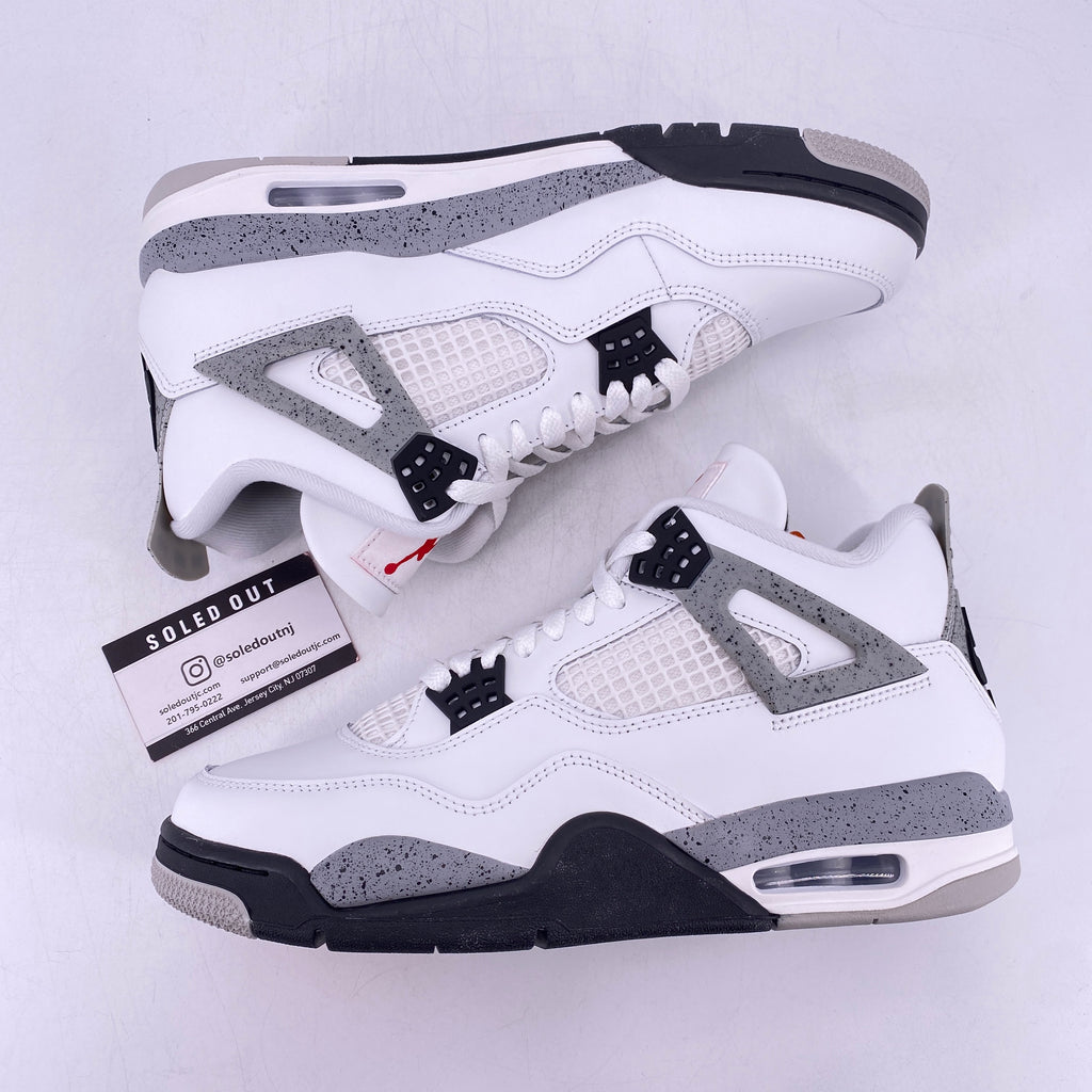 Air Jordan 4 Retro "White Cement" 2025 New Size 10