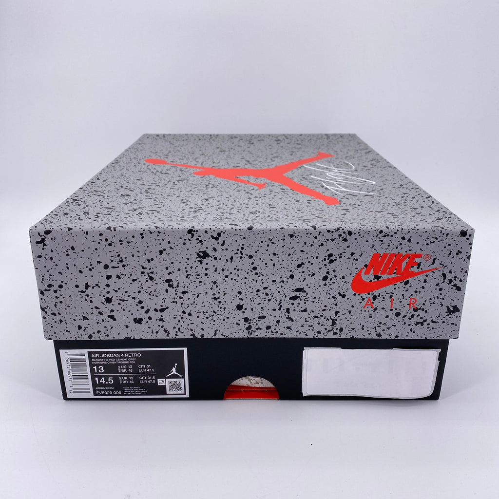 Air Jordan 4 Retro "Bred Reimagined" 2023 New Size 13