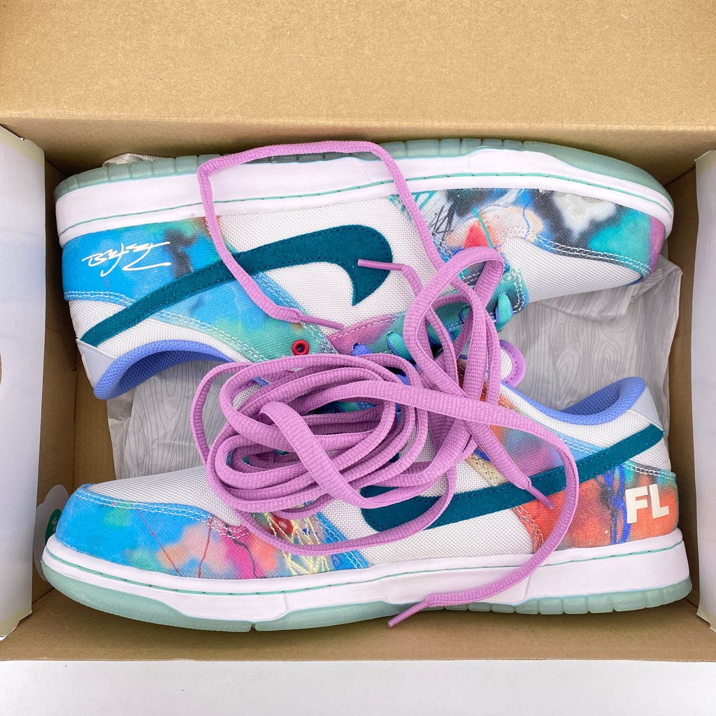 Nike SB Dunk Low "Futura Lab Bleached Aqua" 2024 Used Size 11.5