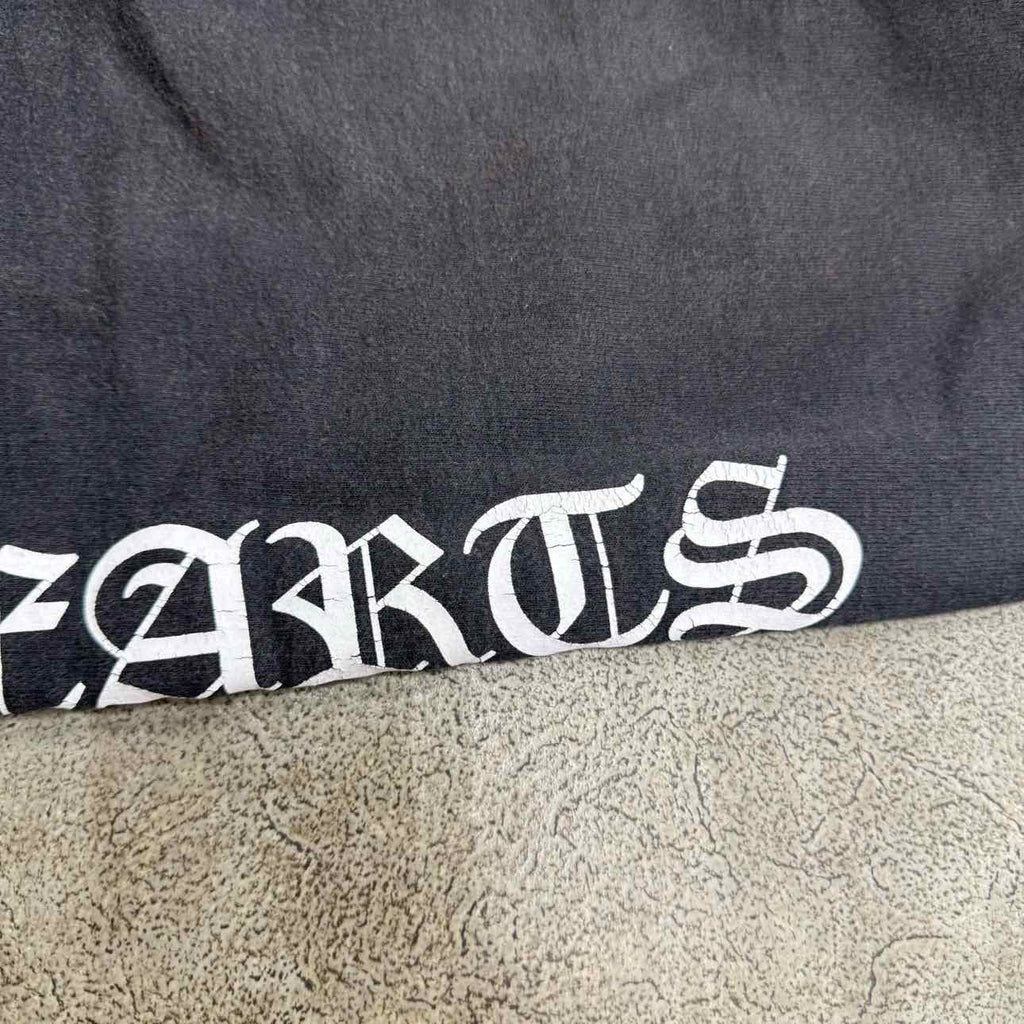 Chrome Hearts Sweatpants "VERTICAL LOGO" Black Used Size XL