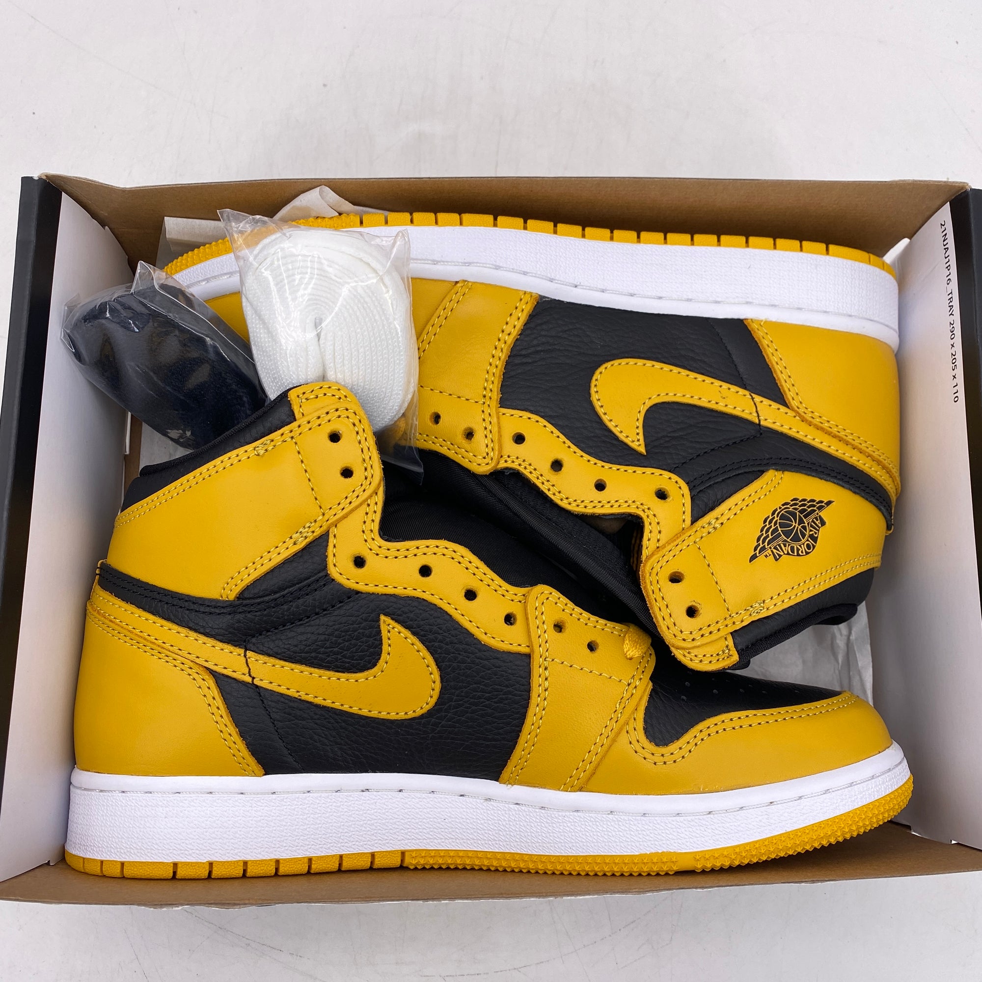 Air Jordan (GS) 1 Retro High OG &quot;Pollen&quot; 2021 New Size 7Y