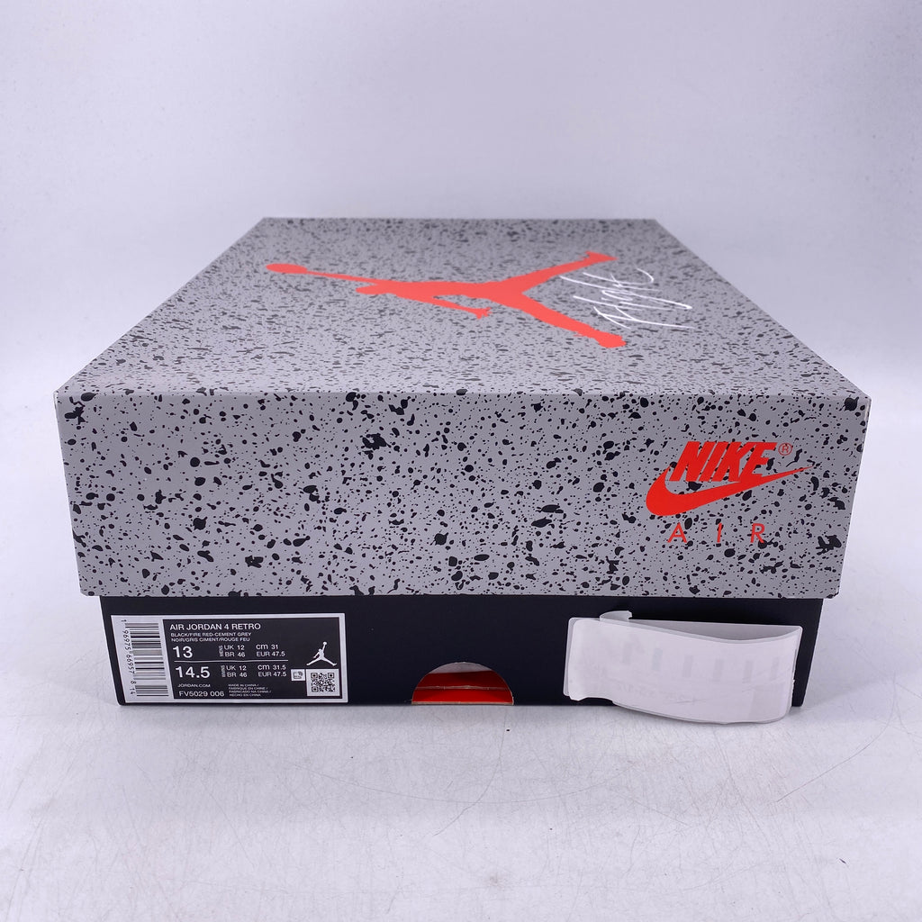 Air Jordan 4 Retro "Bred Reimagined" 2024 New Size 13