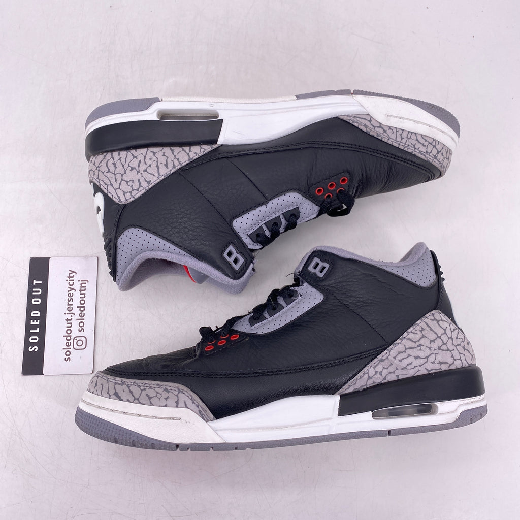 Air Jordan (GS) 3 Retro "Black Cement" 2024 Used Size 6.5Y