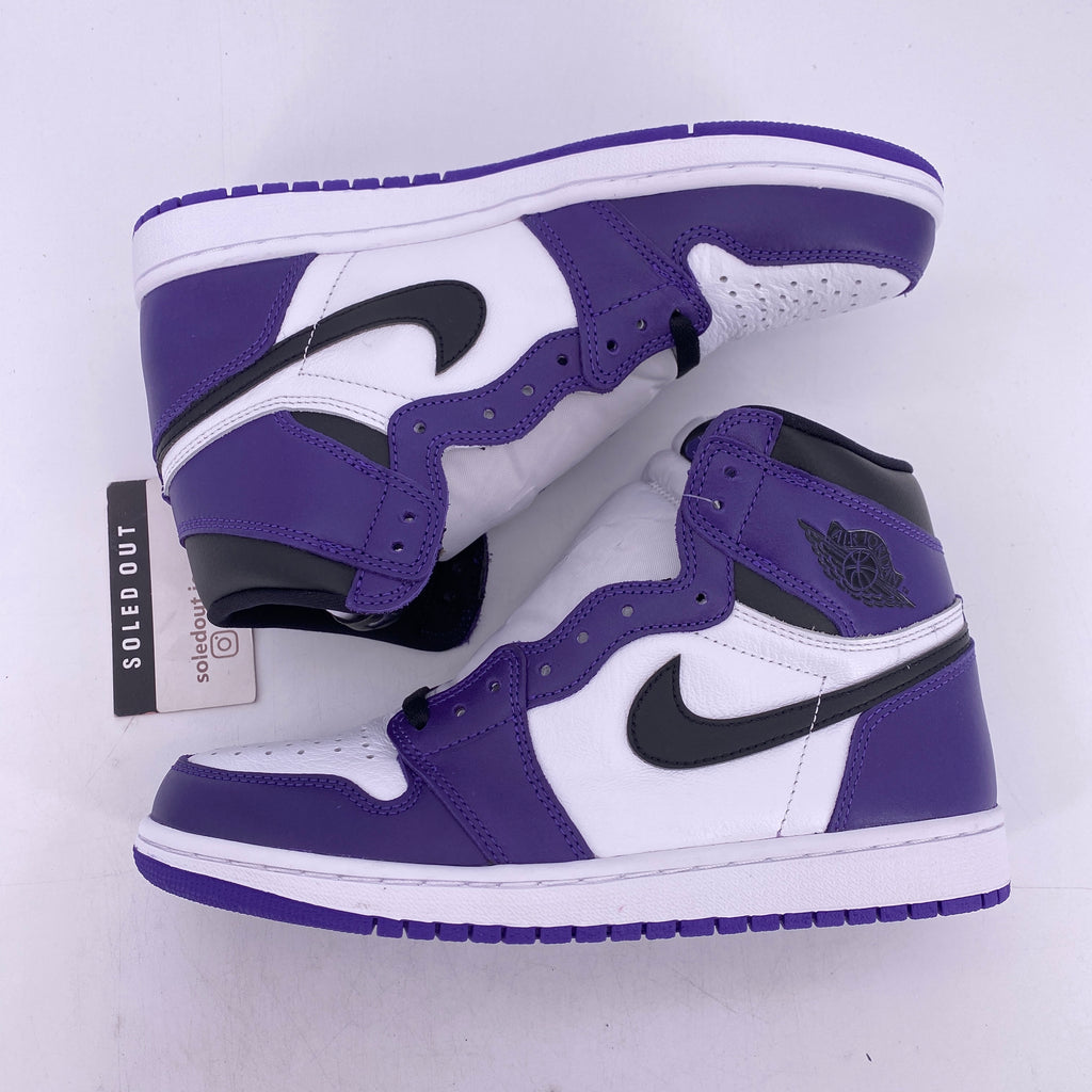 Air Jordan 1 Retro High OG "Court Purple 2.0" 2020 New Size 8