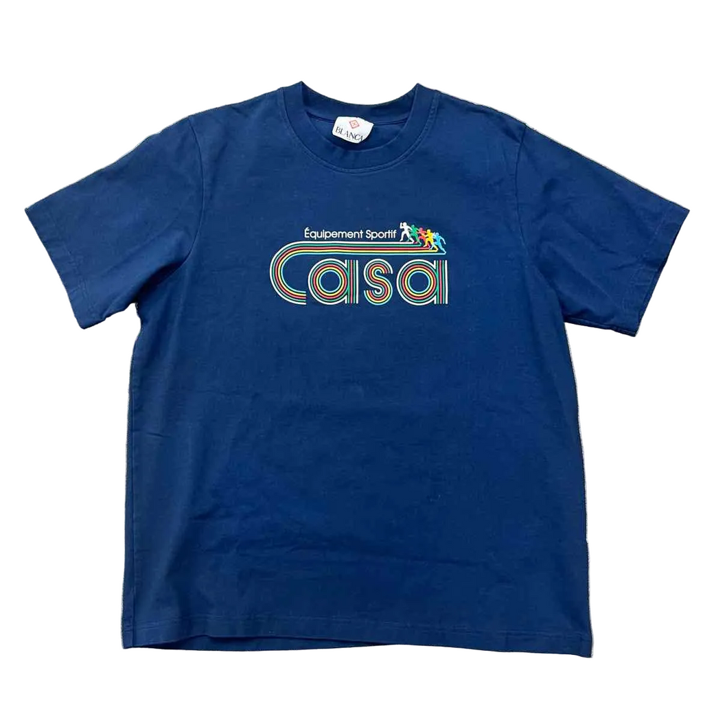 Casablanca T-Shirt Navy Used Size XL