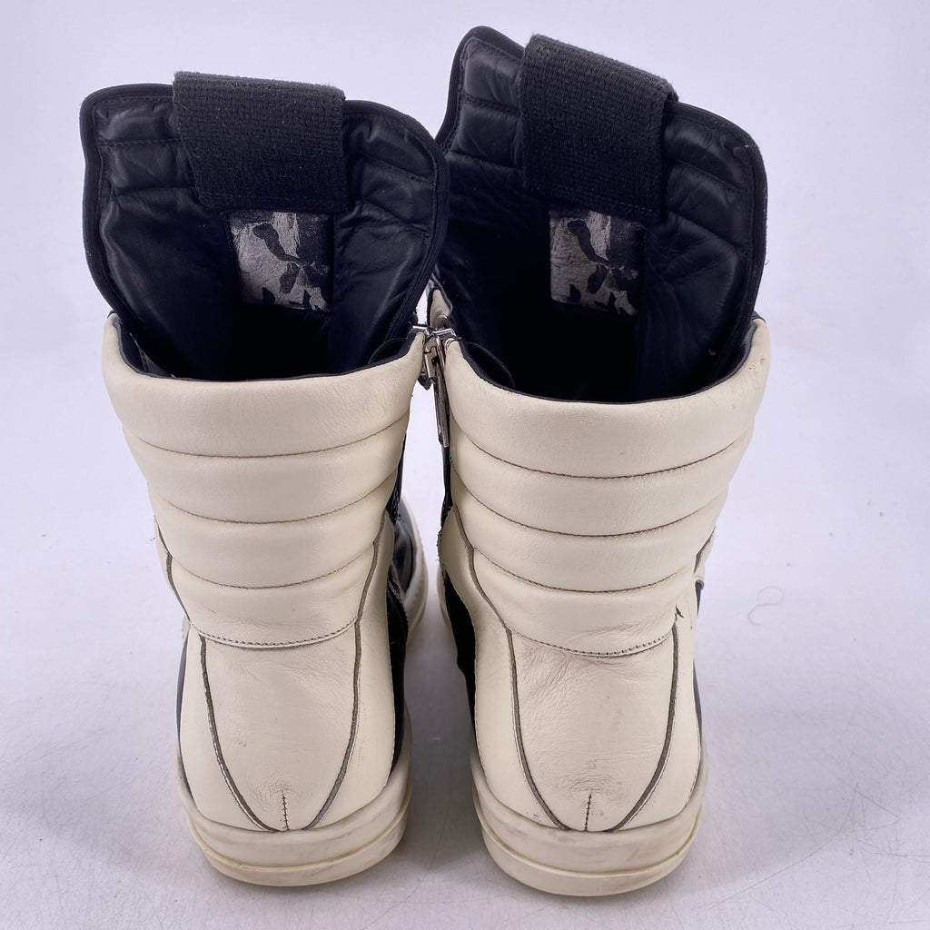 Rick Owens Geobasket "Black Milk"  Used Size 46