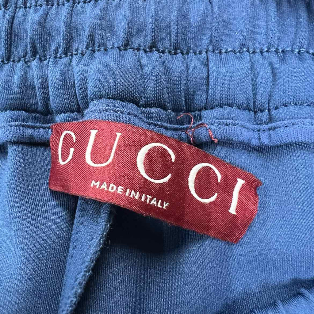 Gucci Track Pants "NEOPRENE" Navy New Size 2XL