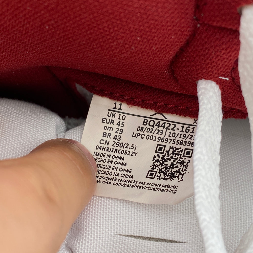 Air Jordan 1 Retro High OG "Metallic Burgundy" 2024 New Size 11