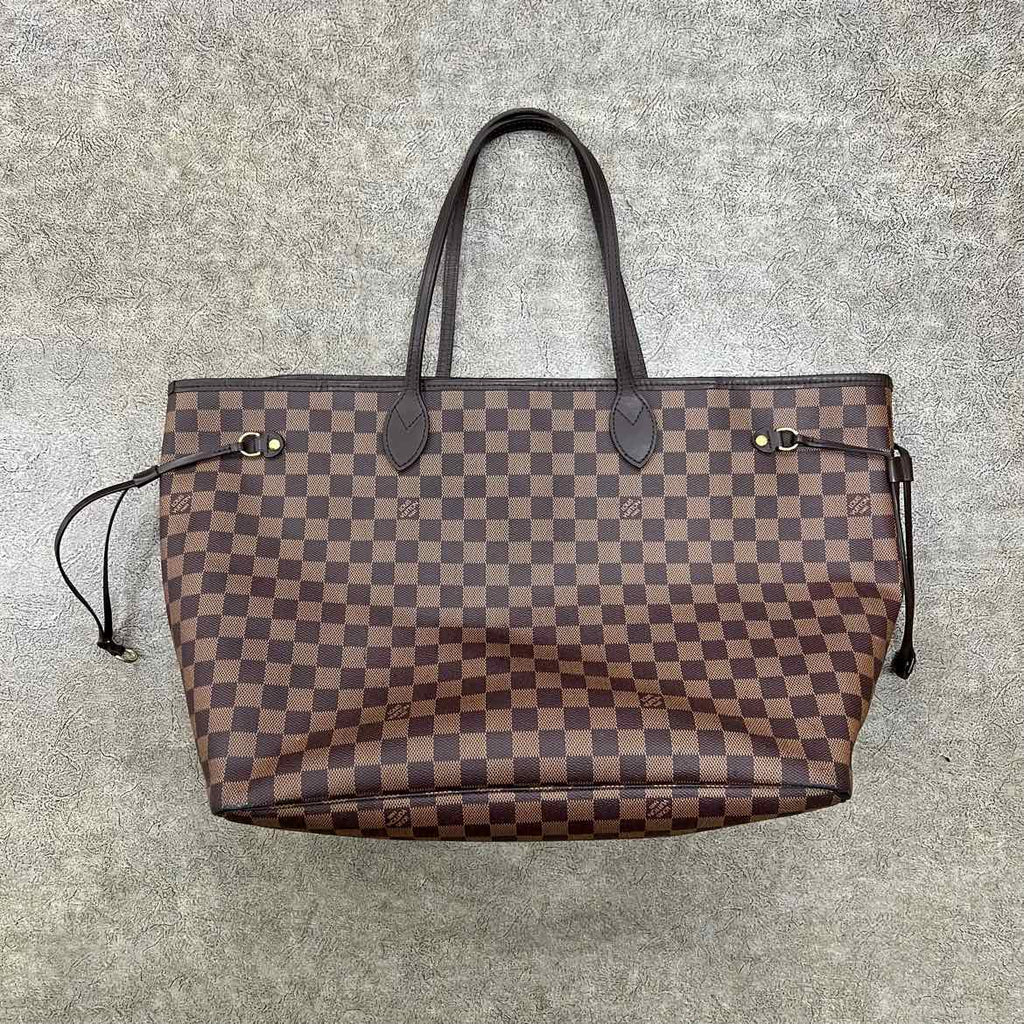 Louis Vuitton Neverfull GM "DAMIER" Used Brown Size GM Bags