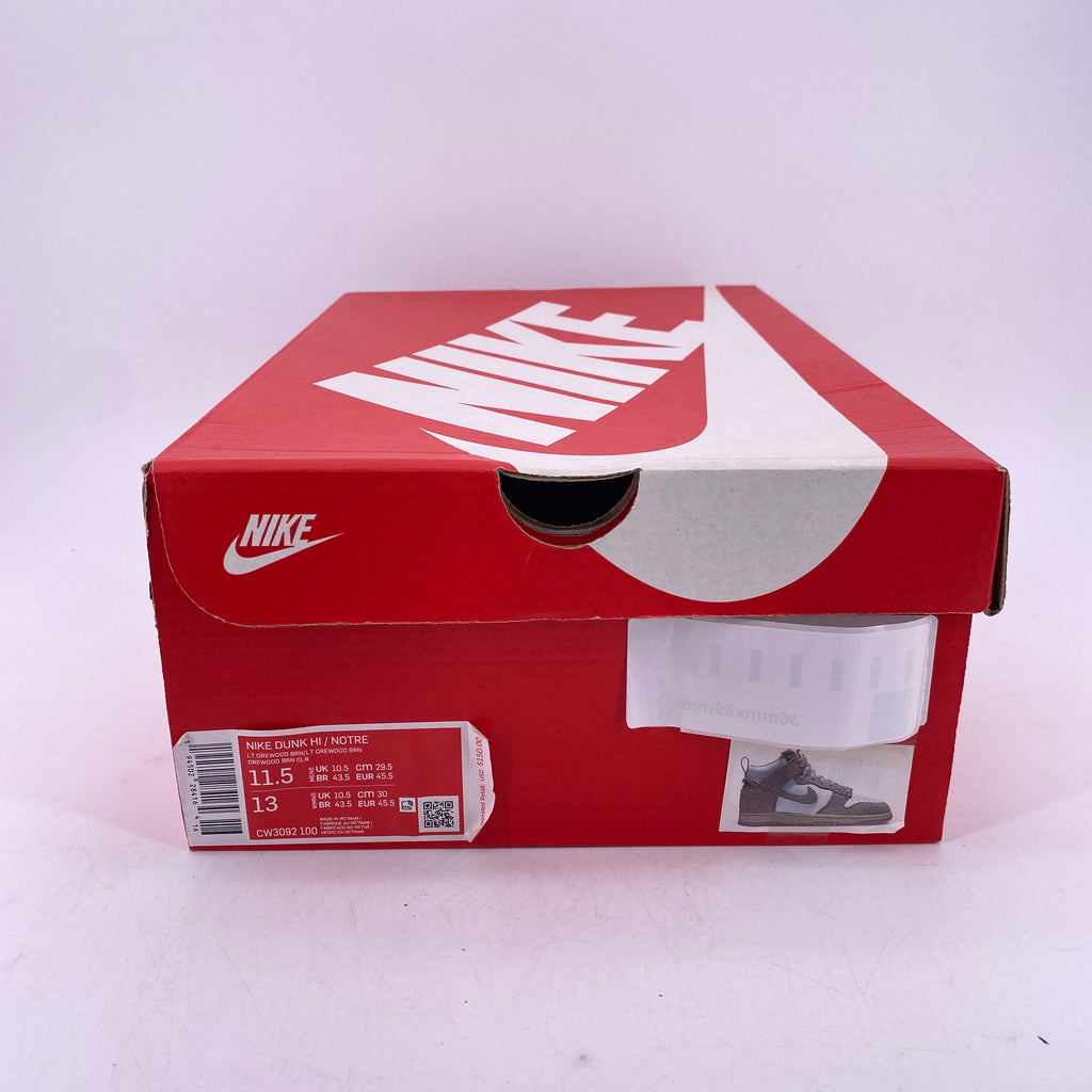 Nike Dunk High "Notre Light Orewood Brown" 2001 Used Size 11.5