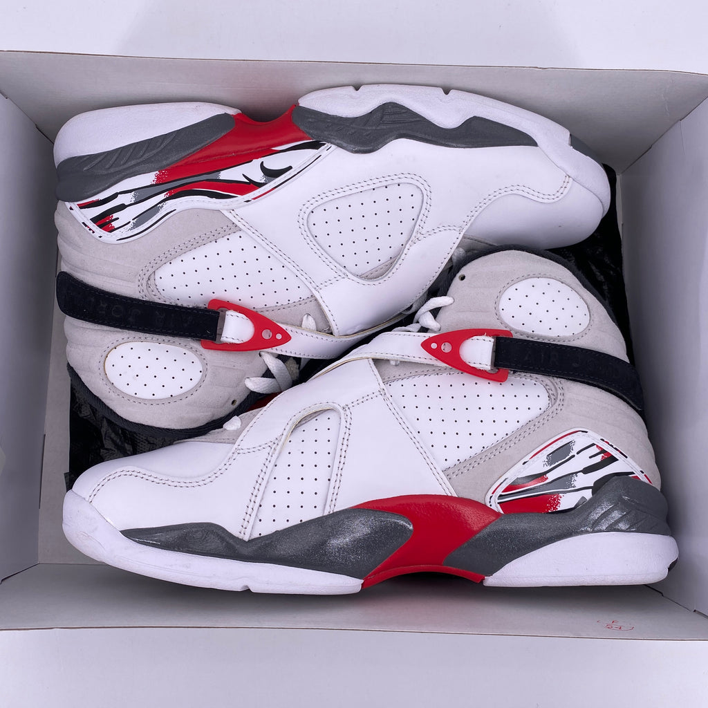 Air Jordan 8 Retro "White True Red" 2025 Used Size 8.5