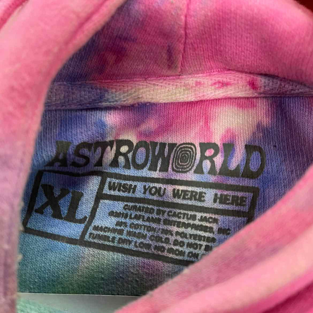 Travis Scott Hoodie "ASTROWORLD" Multi-Color Used Size XL