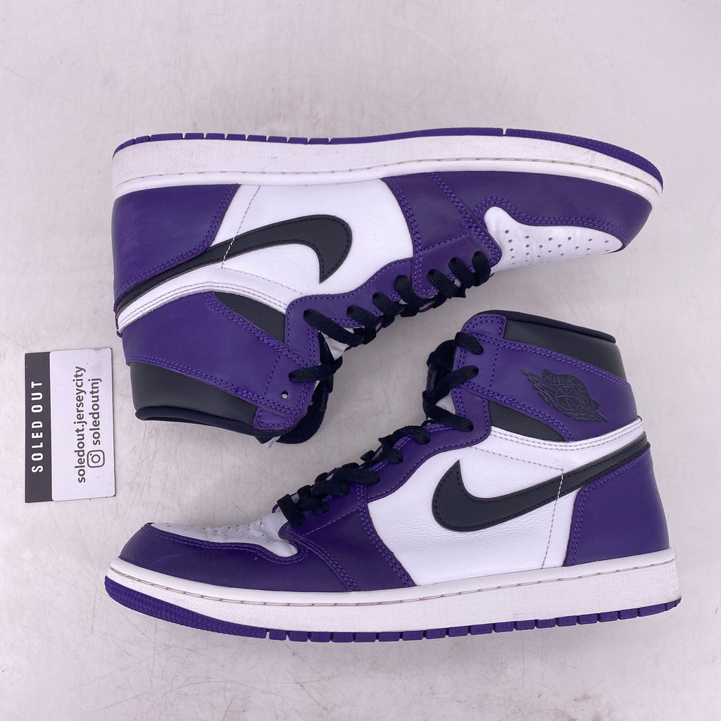 Air Jordan 1 Retro High OG "Court Purple 2.0" 2020 Used Size 11