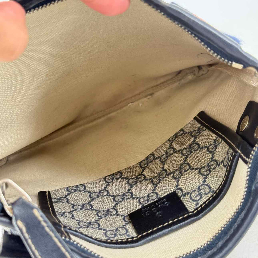 Gucci Shoulder Bag "CLOTH" Used Beige
