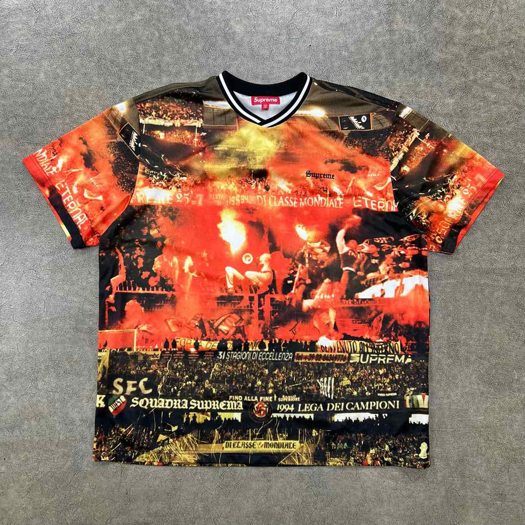 Supreme Jersey "VINCI PER NOI" Red Used Size 2XL