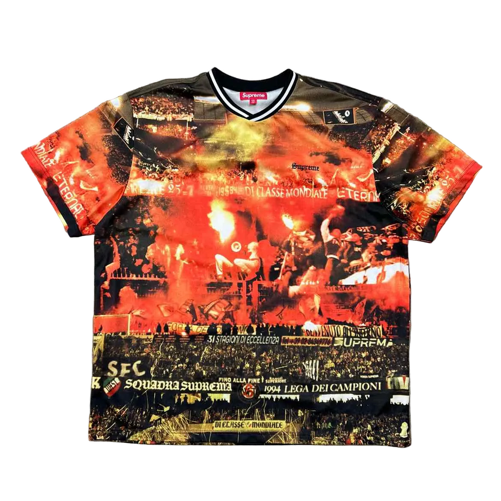 Supreme Jersey "VINCI PER NOI" Red Used Size 2XL