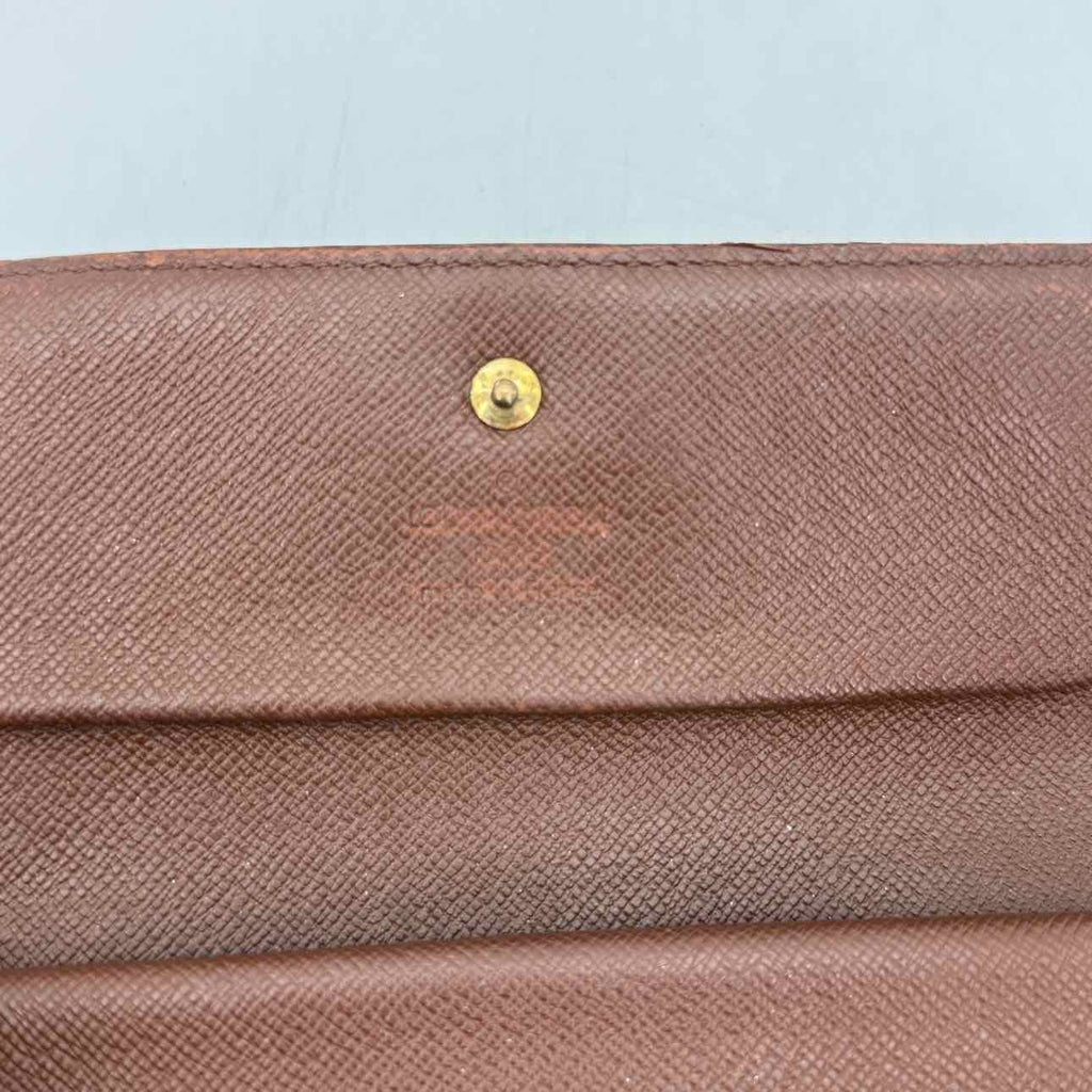 Louis Vuitton Wallet "MONOGRAM" Used Brown