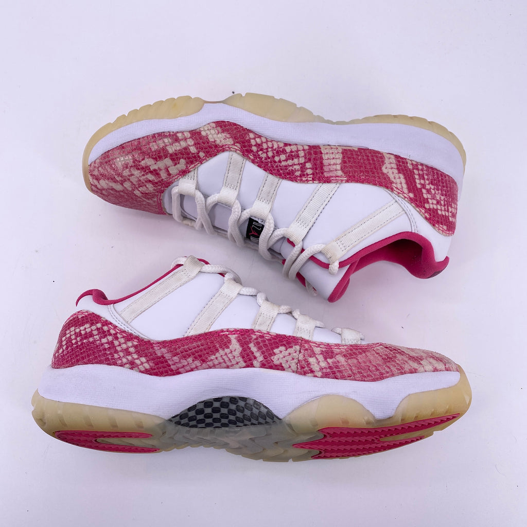Air Jordan (W) 11 Retro Low "Pink Snakeskin" 2019 Used Size 9W
