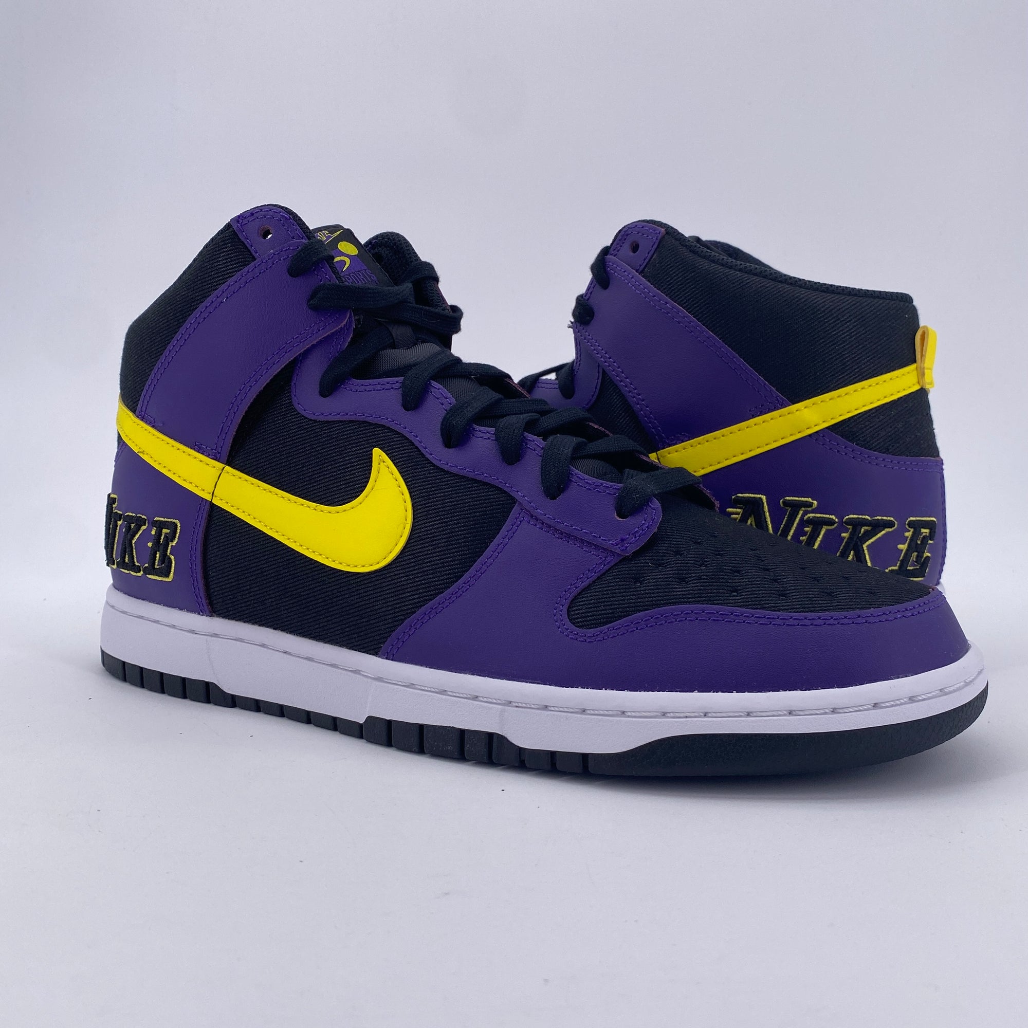 Nike Dunk High PRM &quot;Lakers&quot; 2021 New Size 13