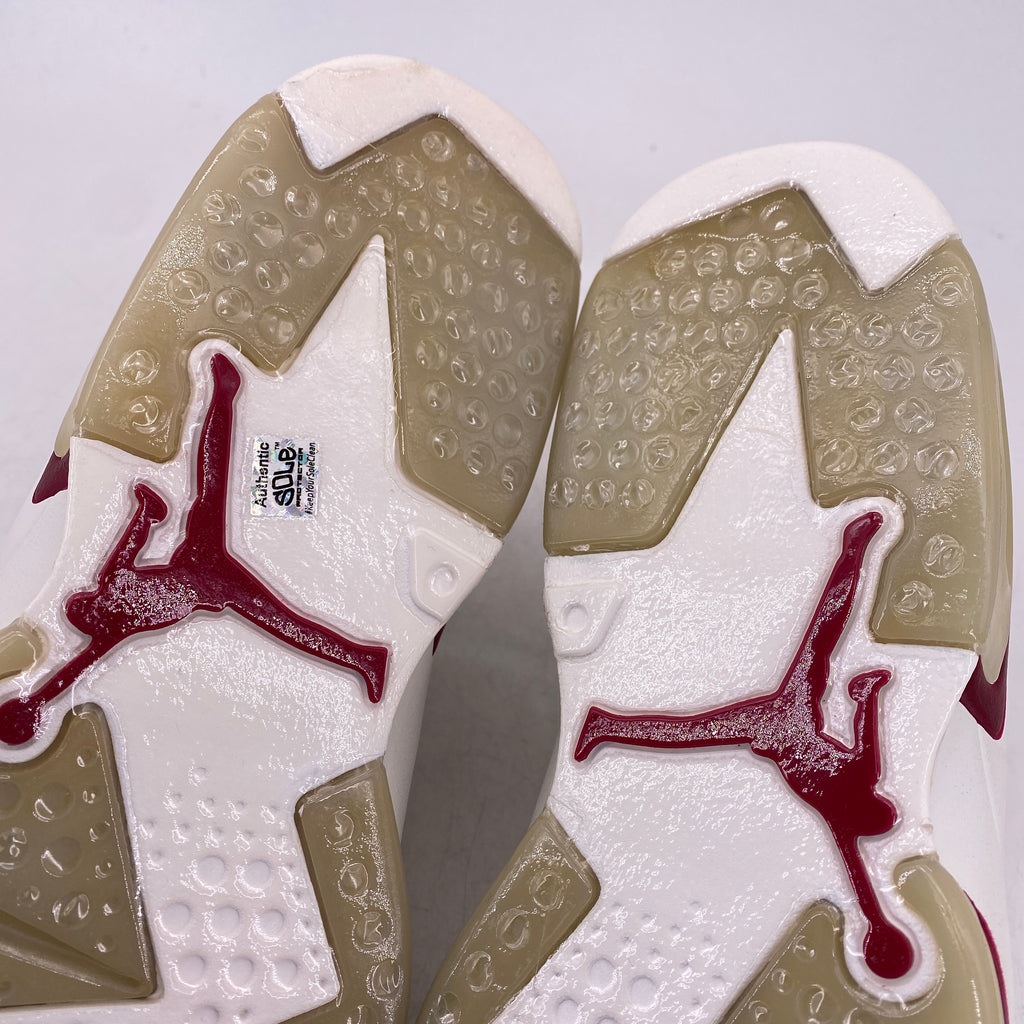 Air Jordan 6 Retro "Maroon" 2015 New Size 9.5