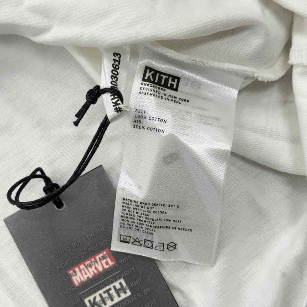 Kith T-Shirt "SPIDER-MAN NYC" White New Size XL