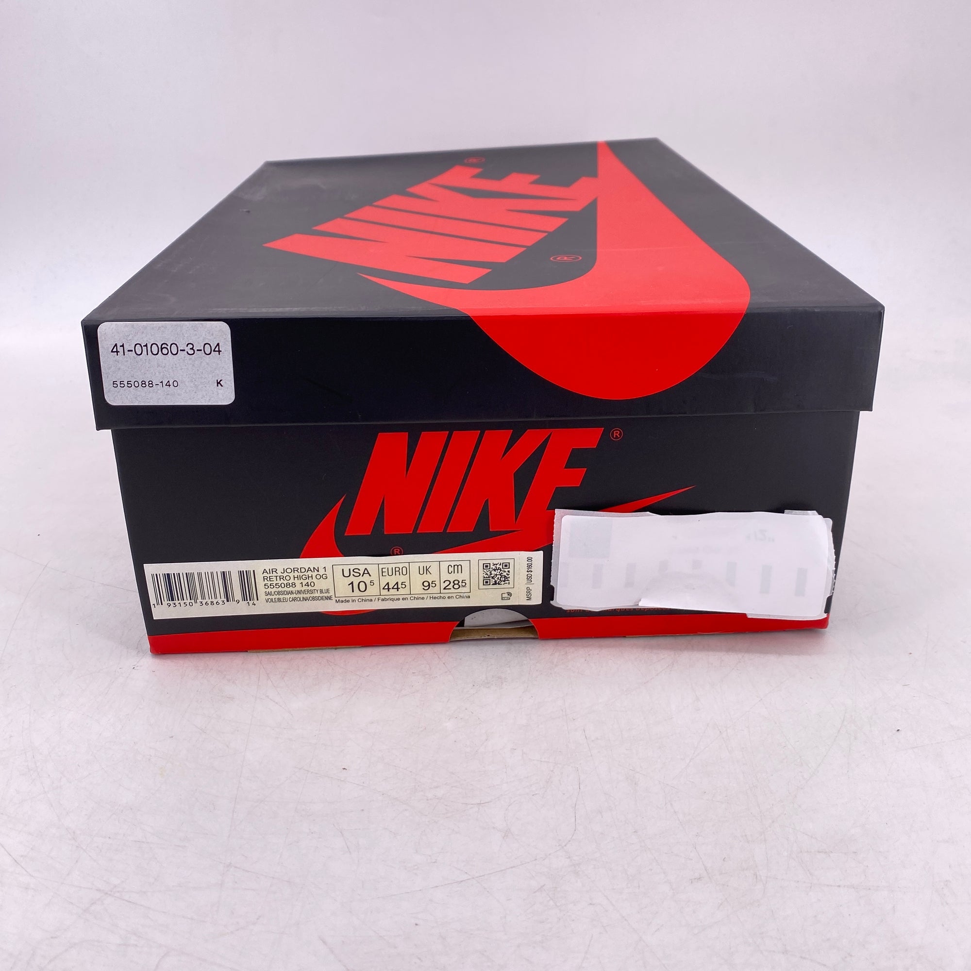 Air Jordan 1 Retro High OG &quot;Unc Obsidian&quot; 2019 New Size 10.5