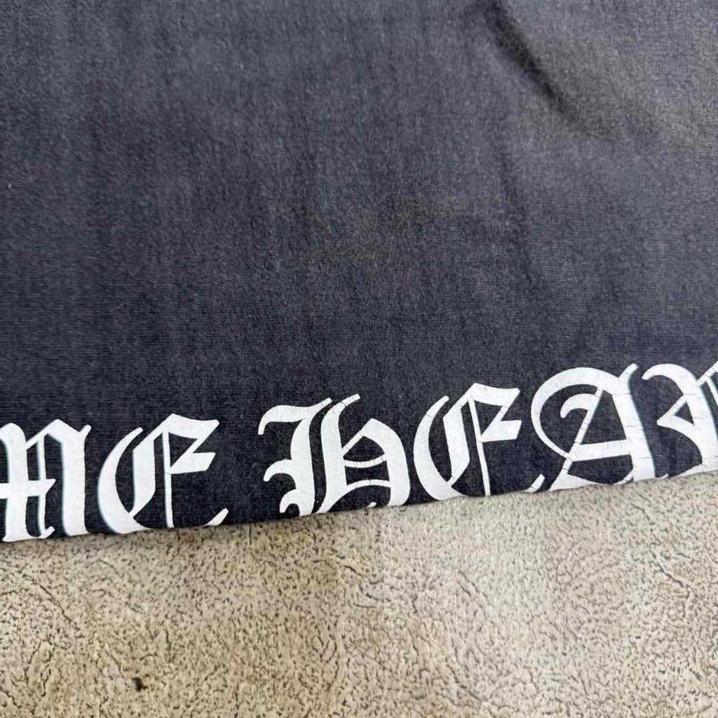 Chrome Hearts Sweatpants "VERTICAL LOGO" Black Used Size XL