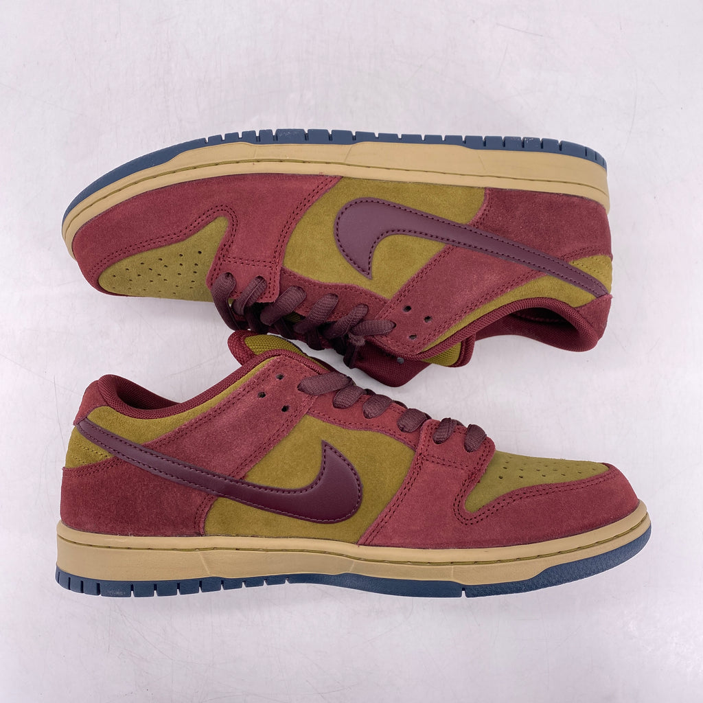 Nike SB Dunk Low "Dark Team Red Olive Flak" 2025 New Size 9.5