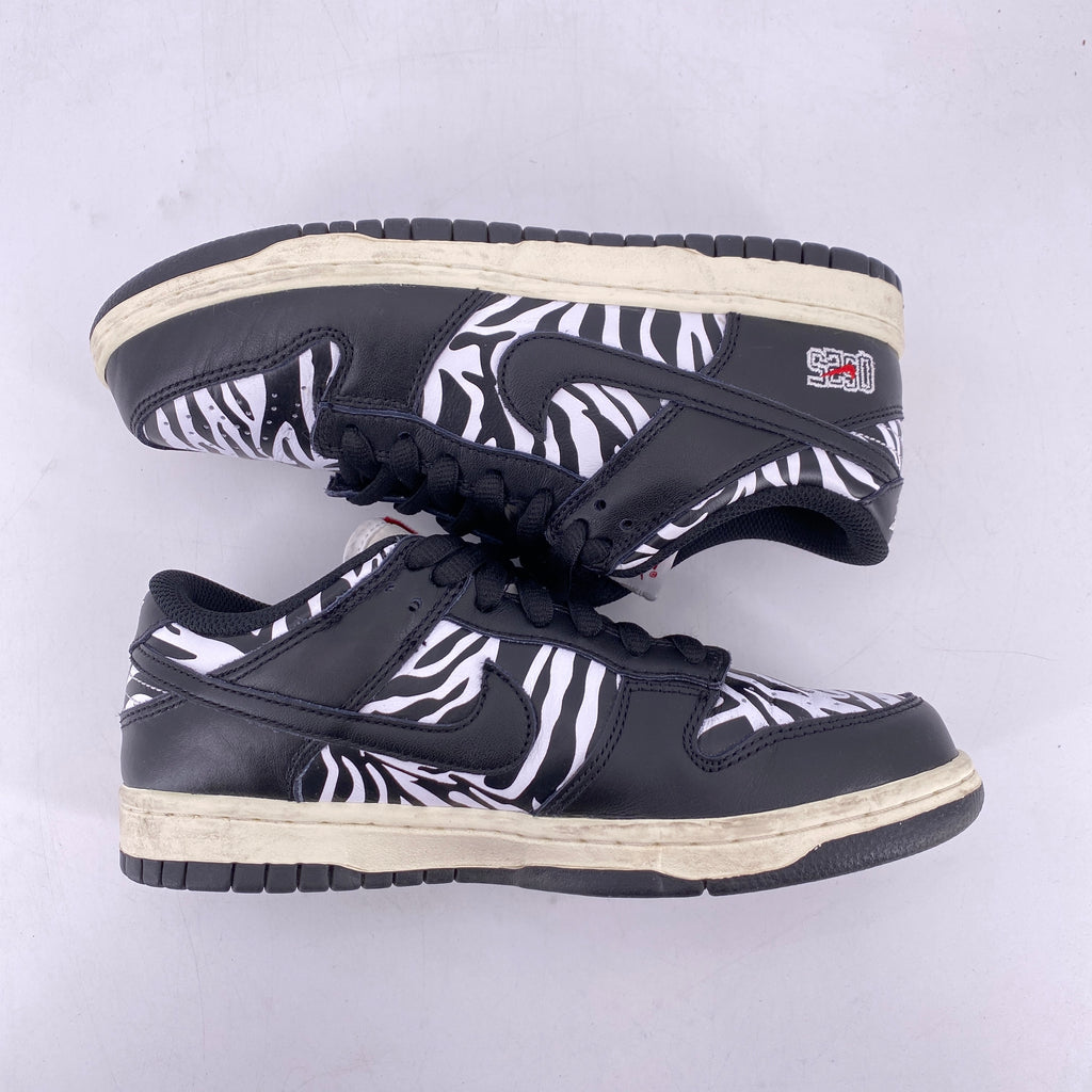 Nike SB Dunk Low "Quartersnacks Zebra" 2021 Used Size 5.5