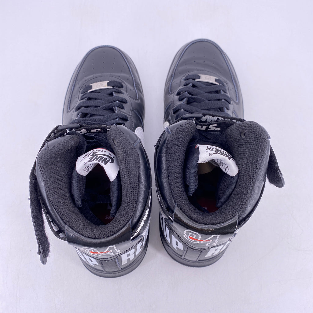 Nike Air Force 1 High Supreme "World Famous Black" 2014 Used Size 10.5