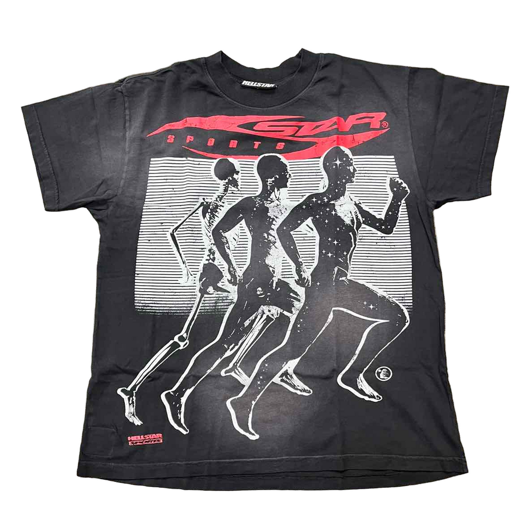 Hellstar T-Shirt "MARATHON" Black New Size XL
