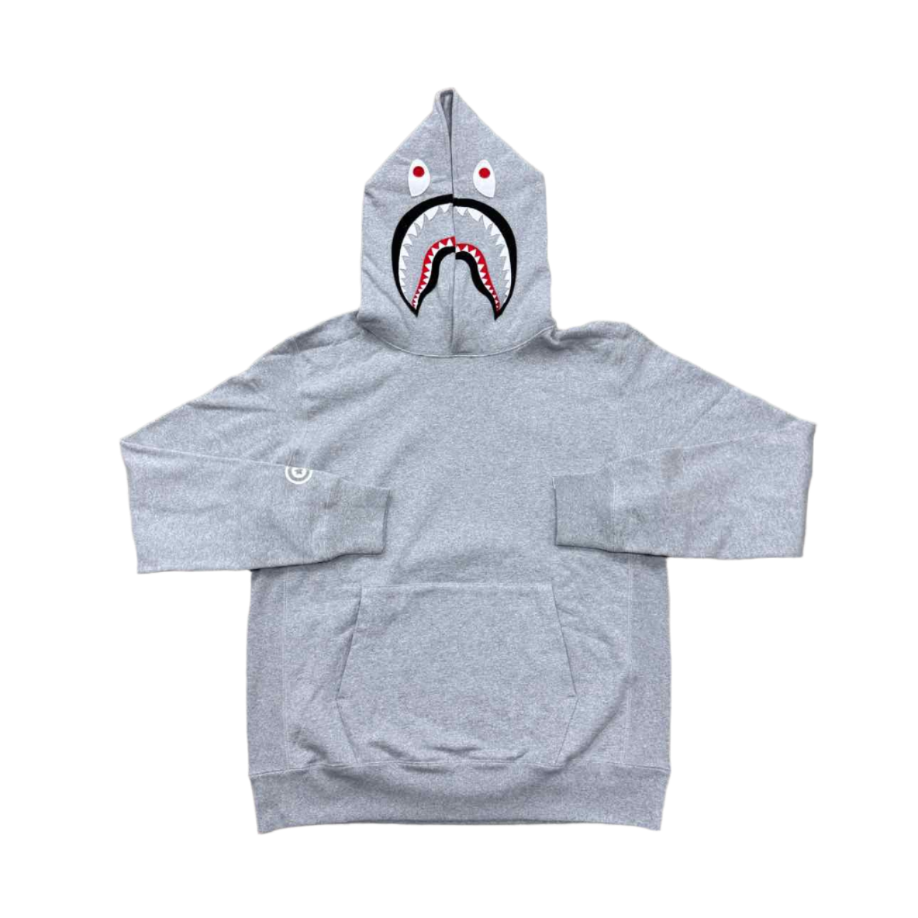 Bape Hoodie &quot;SHARK&quot; Grey New Size XL