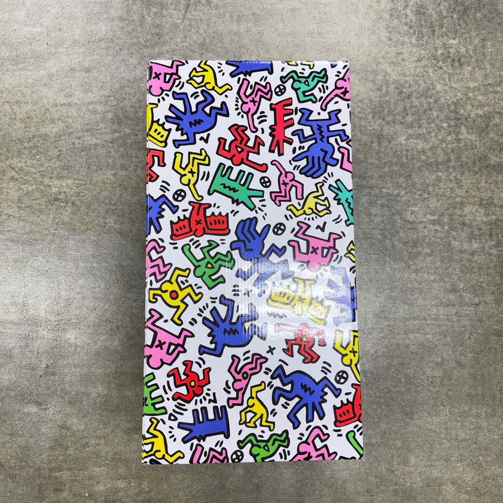 Bearbrick Figure "KEITH HARING #9" Used Multi-Color Size 1000%