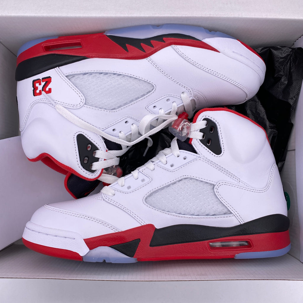 Air Jordan 5 Retro "Fire Red Black Tongue" 2025 Used Size 9.5