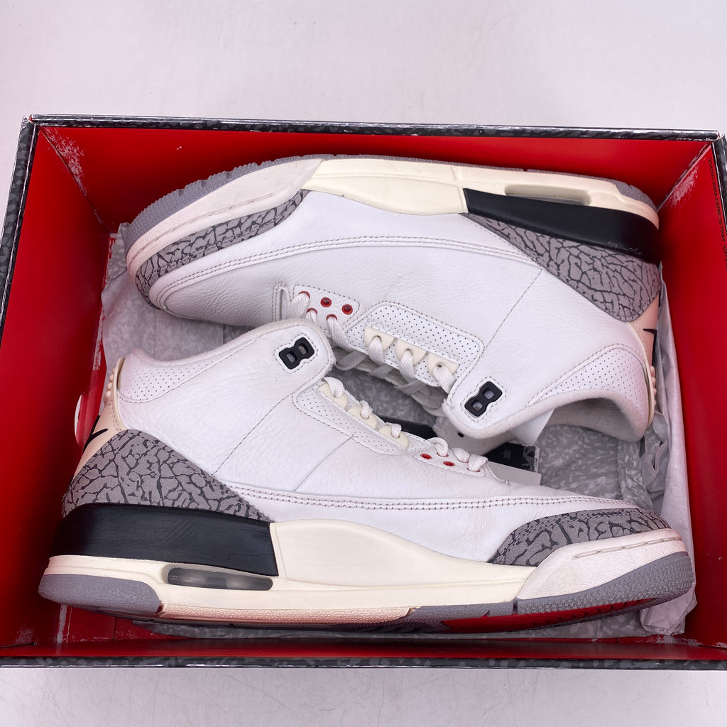 Air Jordan 3 Retro "White Cement Reimagined" 2023 Used Size 9.5