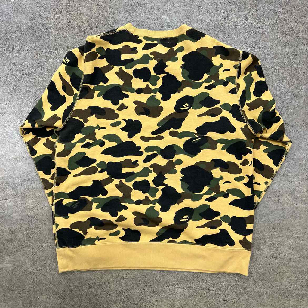 Bape Crewneck "SMALL LOGO" Camo Used Size XL
