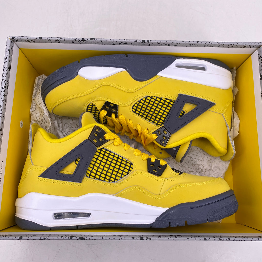 Air Jordan (GS) 4 Retro "Lightning" 2021 New Size 7Y