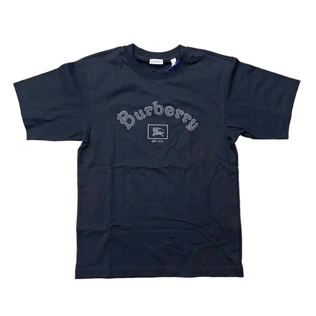 Burberry T-Shirt "GOTHIC LOGO" Black New Size S